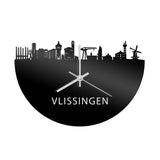 Skyline Klok Vlissingen Zwart Glanzend