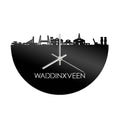 Skyline Clock Waddinxveen Black Glossy