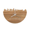 Skyline Klok Westerwolde Eiken houten cadeau wanddecoratie relatiegeschenk van WoodWideCities