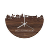 Skyline Klok Westerwolde Noten houten cadeau wanddecoratie relatiegeschenk van WoodWideCities