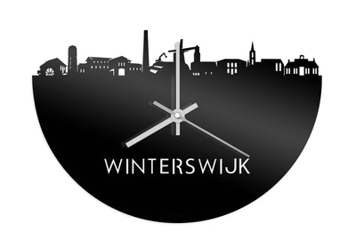 Skyline Clock Winterswijk Black Glossy