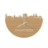 Skyline Clock Zaanstreek Bamboo