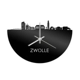 Skyline Klok Zwolle Zwart Glanzend