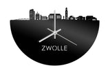 Skyline Klok Zwolle Zwart Glanzend