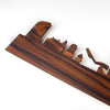 Skyline Leeuwarden Palissander houten cadeau decoratie relatiegeschenk van WoodWideCities