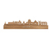 Skyline Leiden Eiken houten cadeau decoratie relatiegeschenk van WoodWideCities