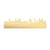 Skyline Loon op Zand Goud Metallic 80 cm Zonder verlichting houten cadeau decoratie relatiegeschenk van WoodWideCities