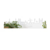 Skyline Loon op Zand Spiegel 80 cm Zonder verlichting houten cadeau decoratie relatiegeschenk van WoodWideCities