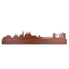Skyline Maastricht Palissander houten cadeau decoratie relatiegeschenk van WoodWideCities