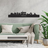 Skyline Meerssen Black houten cadeau decoratie relatiegeschenk van WoodWideCities