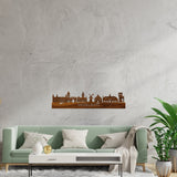 Skyline Middelburg Palissander houten cadeau decoratie relatiegeschenk van WoodWideCities