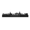 Skyline Musselkanaal Zwart houten cadeau decoratie relatiegeschenk van WoodWideCities