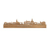 Skyline Musselkanaal Eiken houten cadeau decoratie relatiegeschenk van WoodWideCities