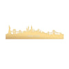 Skyline New York Goud Metallic 80 cm Zonder verlichting houten cadeau decoratie relatiegeschenk van WoodWideCities