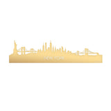 Skyline New York Goud Metallic
