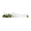 Skyline New York Spiegel 80 cm Zonder verlichting houten cadeau decoratie relatiegeschenk van WoodWideCities