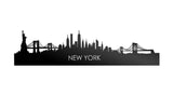 Skyline New York Zwart Glanzend