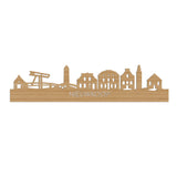 Skyline Nieuwkoop Bamboe houten cadeau decoratie relatiegeschenk van WoodWideCities