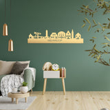 Skyline Nieuwkoop Metallic Goud gerecycled kunststof cadeau decoratie relatiegeschenk van WoodWideCities
