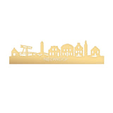 Skyline Nieuwkoop Metallic Goud gerecycled kunststof cadeau decoratie relatiegeschenk van WoodWideCities