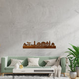 Skyline Nieuwkoop Palissander houten cadeau decoratie relatiegeschenk van WoodWideCities