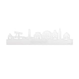 Skyline Nieuwkoop Wit glanzend gerecycled kunststof cadeau decoratie relatiegeschenk van WoodWideCities