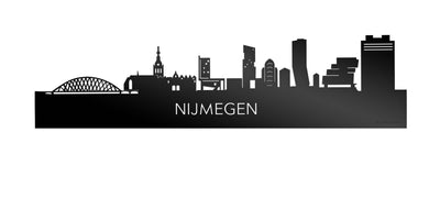 Skyline Nijmegen Zwart Glanzend