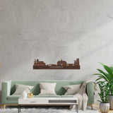 Skyline Oost-Souburg Noten houten cadeau decoratie relatiegeschenk van WoodWideCities