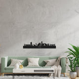 Skyline Oss Black houten cadeau decoratie relatiegeschenk van WoodWideCities