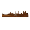 Skyline Parijs Palissander houten cadeau decoratie relatiegeschenk van WoodWideCities