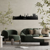 Skyline Parijs Zwart glanzend gerecycled kunststof cadeau decoratie relatiegeschenk van WoodWideCities