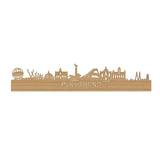 Skyline Purmerend Bamboe houten cadeau decoratie relatiegeschenk van WoodWideCities