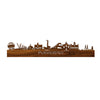 Skyline Purmerend Palissander houten cadeau decoratie relatiegeschenk van WoodWideCities