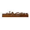 Skyline Rio de Janeiro Palissander houten cadeau decoratie relatiegeschenk van WoodWideCities