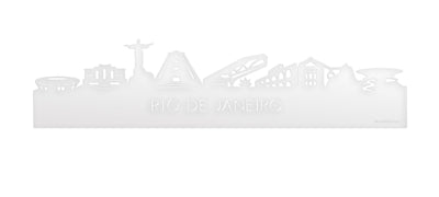 Skyline Rio de Janeiro Wit Glanzend