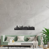 Skyline Roermond Zwart houten cadeau decoratie relatiegeschenk van WoodWideCities
