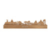 Skyline Rome Eiken 80 cm Zonder verlichting  houten cadeau decoratie relatiegeschenk van WoodWideCities