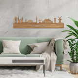 Skyline Roosendaal Eiken houten cadeau decoratie relatiegeschenk van WoodWideCities