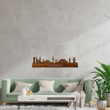 Skyline Roosendaal Palissander houten cadeau decoratie relatiegeschenk van WoodWideCities