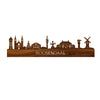 Skyline Roosendaal Palissander houten cadeau decoratie relatiegeschenk van WoodWideCities