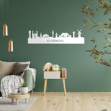 Skyline Roosendaal Wit glanzend gerecycled kunststof cadeau decoratie relatiegeschenk van WoodWideCities