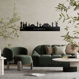 Skyline Roosendaal Zwart glanzend gerecycled kunststof cadeau decoratie relatiegeschenk van WoodWideCities