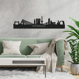 Skyline Rotterdam Black houten cadeau decoratie relatiegeschenk van WoodWideCities