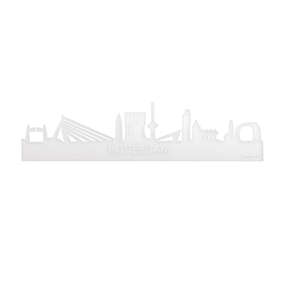 Skyline Rotterdam Wit Glanzend