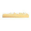 Skyline Sittard Metallic Goud gerecycled kunststof cadeau decoratie relatiegeschenk van WoodWideCities