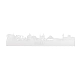 Skyline Sneek Wit glanzend gerecycled kunststof cadeau decoratie relatiegeschenk van WoodWideCities