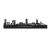 Skyline Stadskanaal Zwart houten cadeau decoratie relatiegeschenk van WoodWideCities