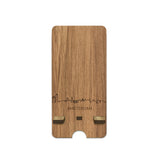 Skyline Telefoonhouder Amsterdam houten cadeau decoratie relatiegeschenk van WoodWideCities
