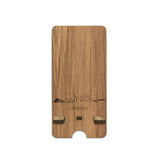 Skyline Telefoonhouder Utrecht houten cadeau decoratie relatiegeschenk van WoodWideCities