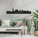 Skyline Terschelling Black houten cadeau decoratie relatiegeschenk van WoodWideCities